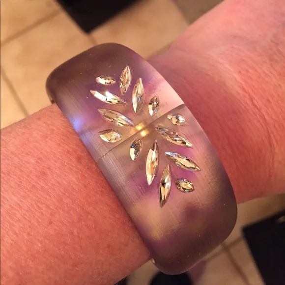 Alexis Bittar lucite bracelet